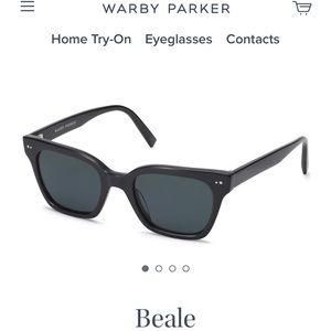 Warby Parker “Beale” Black Sunglasses
